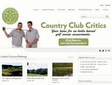 Tablet Screenshot of countryclubcritics.com